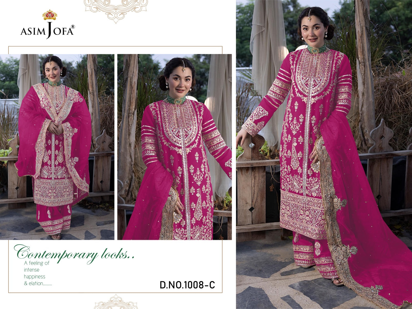 1008C Asim Jofa Pakistani Salwar Suits