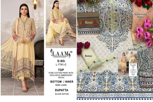7791C Al Laam Pakistani Salwar Suits