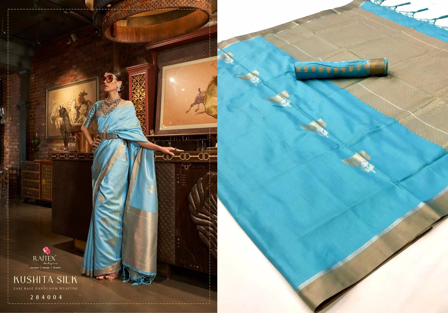 284004 Kushita Rajtex Sarees