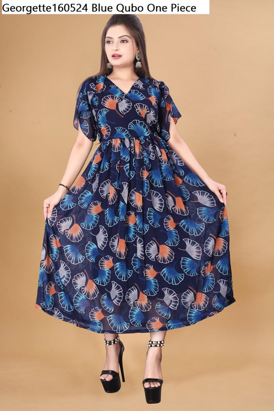 Georgette160524 Blue Qubo One Piece