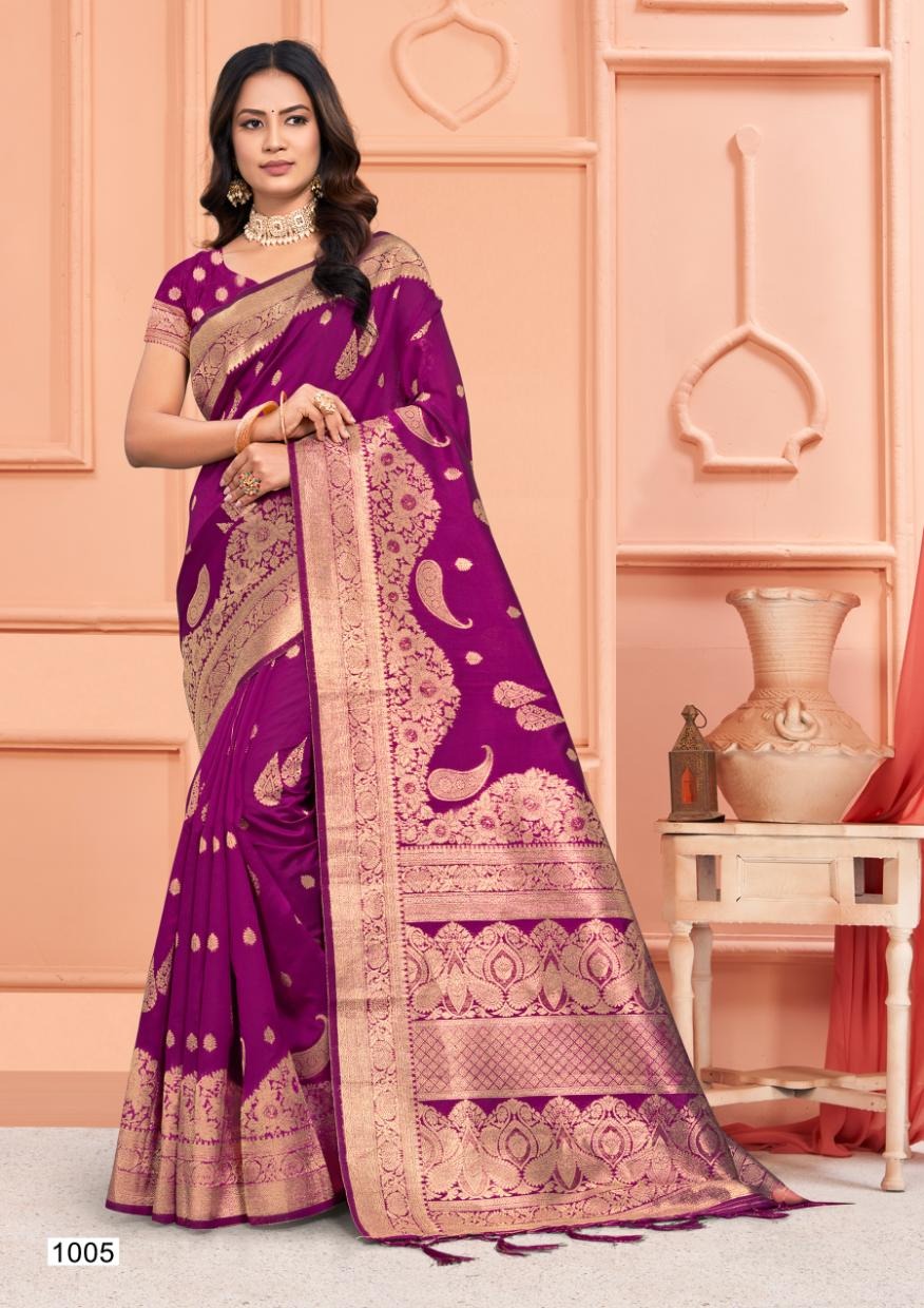 1005 Plazzo Silk Vol 6 Bunawat Sarees