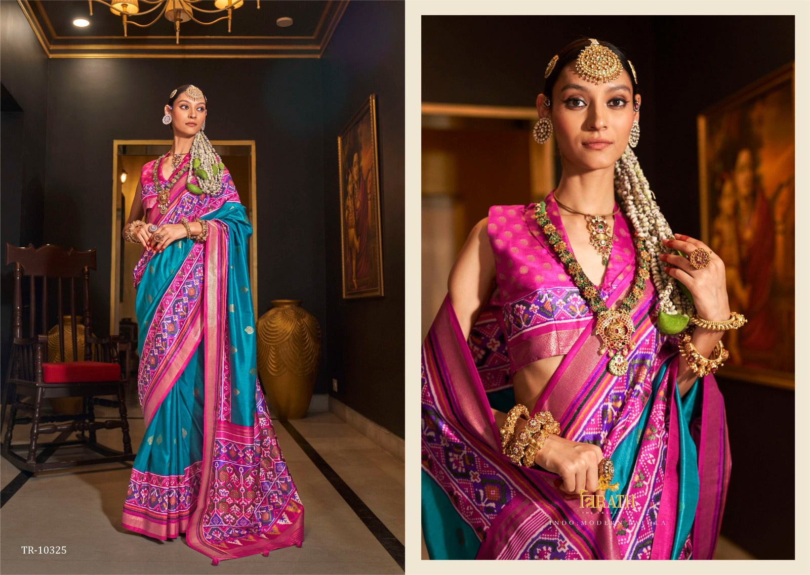 10325 Tuslivan Trirath Sarees