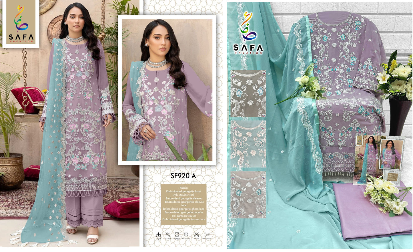 920A Safa Creation Pakistani Salwar Suits