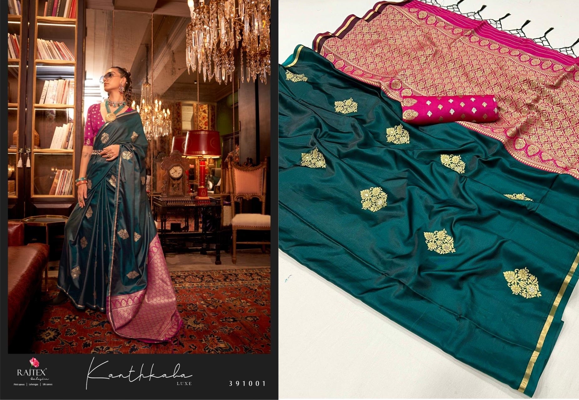 391001 Kanthkala Luxe Rajtex Sarees