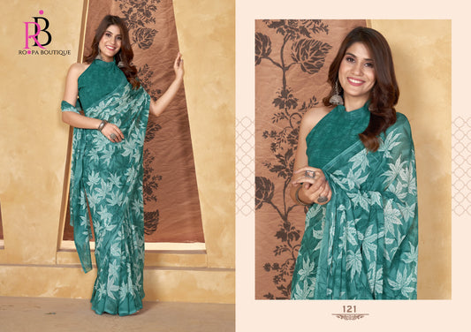 121 Zeeya Radhika Vol 6 Roopa Boutique Weight Less Sarees