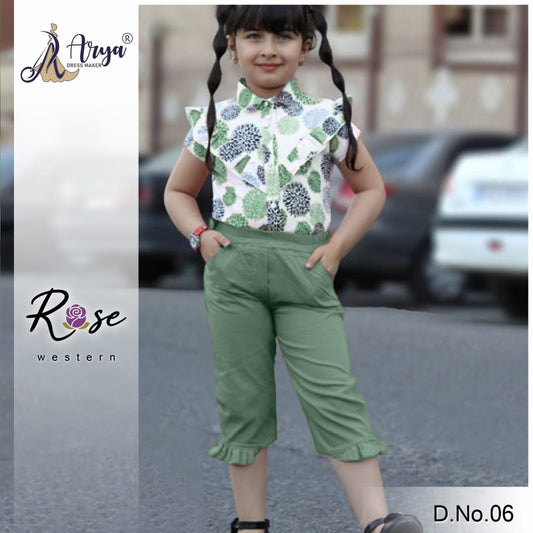 Rose 06 Adm Girls Western Dress