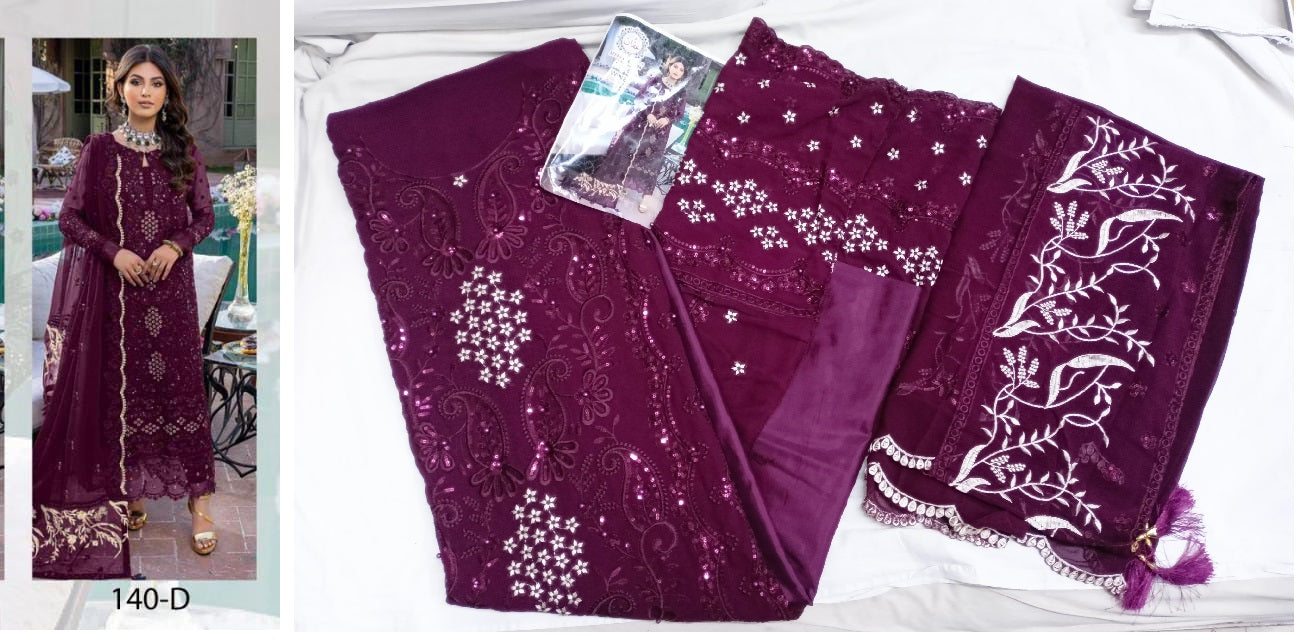 140D Affan Creation Pakistani Salwar Suits