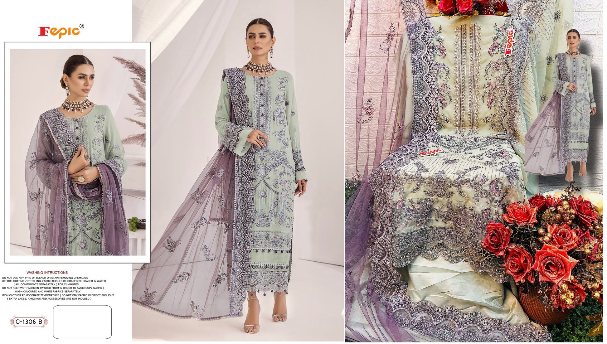 1306B Fepic Pakistani Salwar Suits