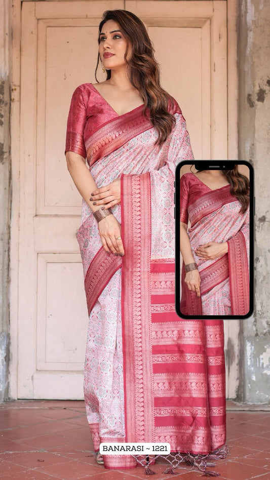 1221 Nx Almaari Banarasi Silk Sarees