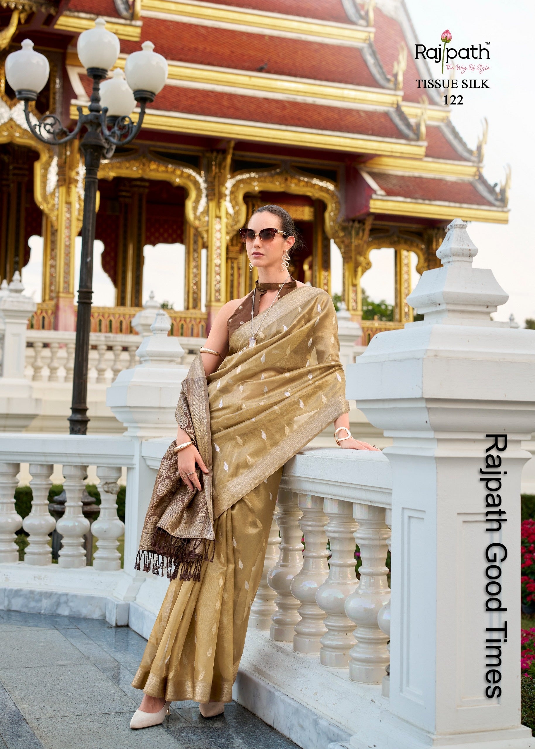 122 Good Times Rajpath Tissue Silk Sarees