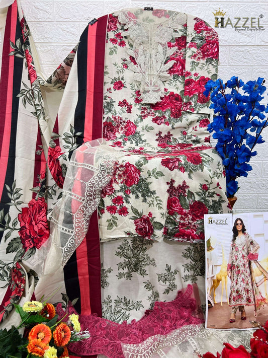 122 Hazzel Printed Pakistani Salwar Suits