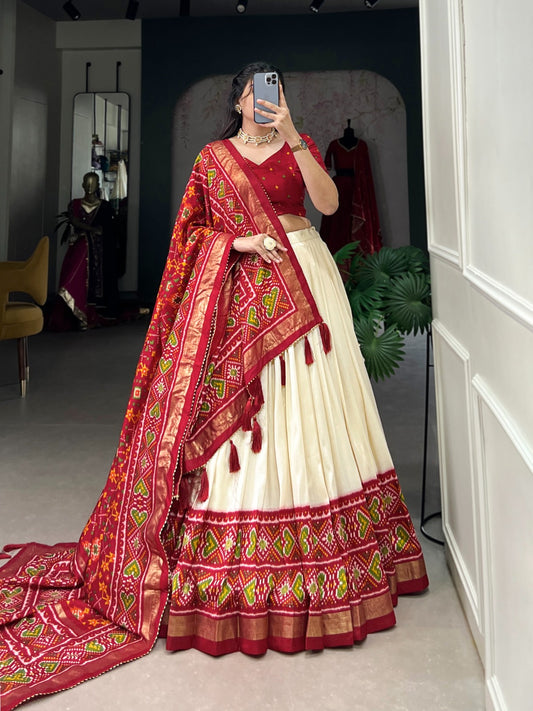1230 Staard Patola Print Lehenga Choli