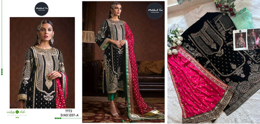 1207-A Mehboob Tex Pakistani Salwar Suits