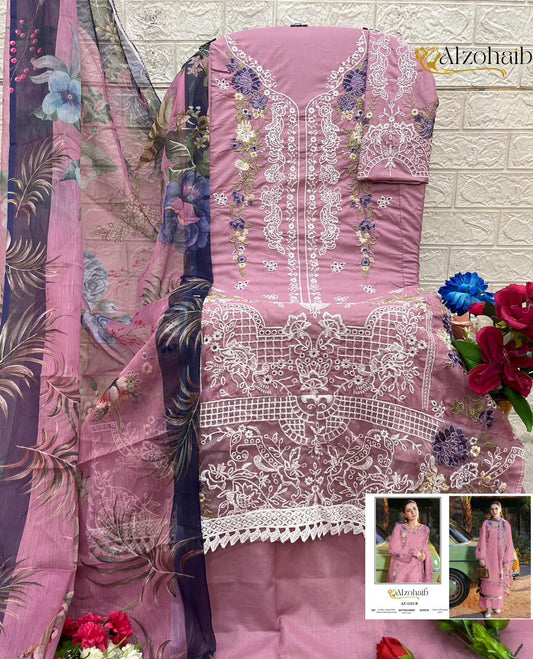 1233A Zahra Vol 2 Al Zohaib Cotton Pakistani Salwar Suits