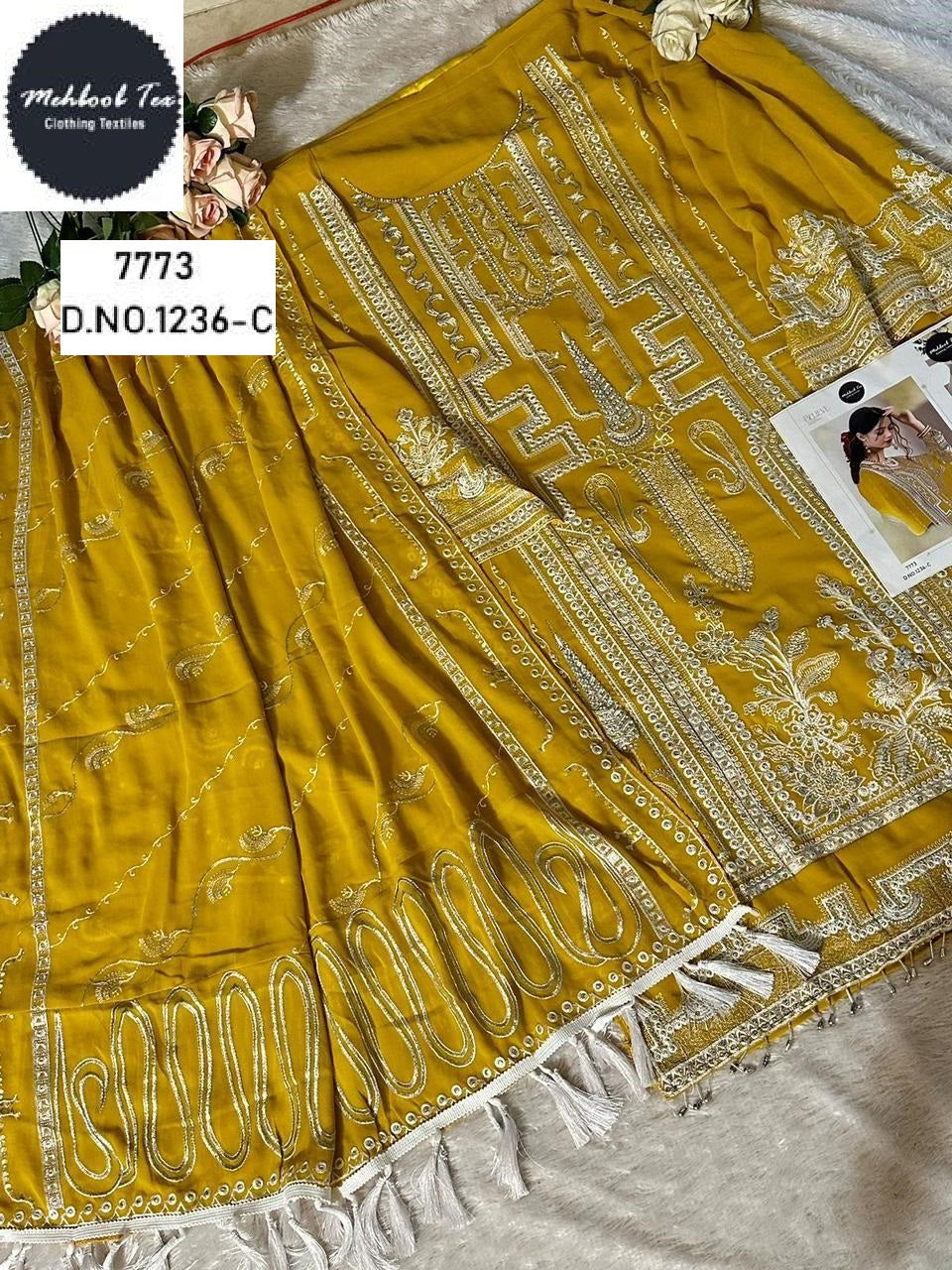 1236-C Mehboob Tex Georgette Pakistani Salwar Suits