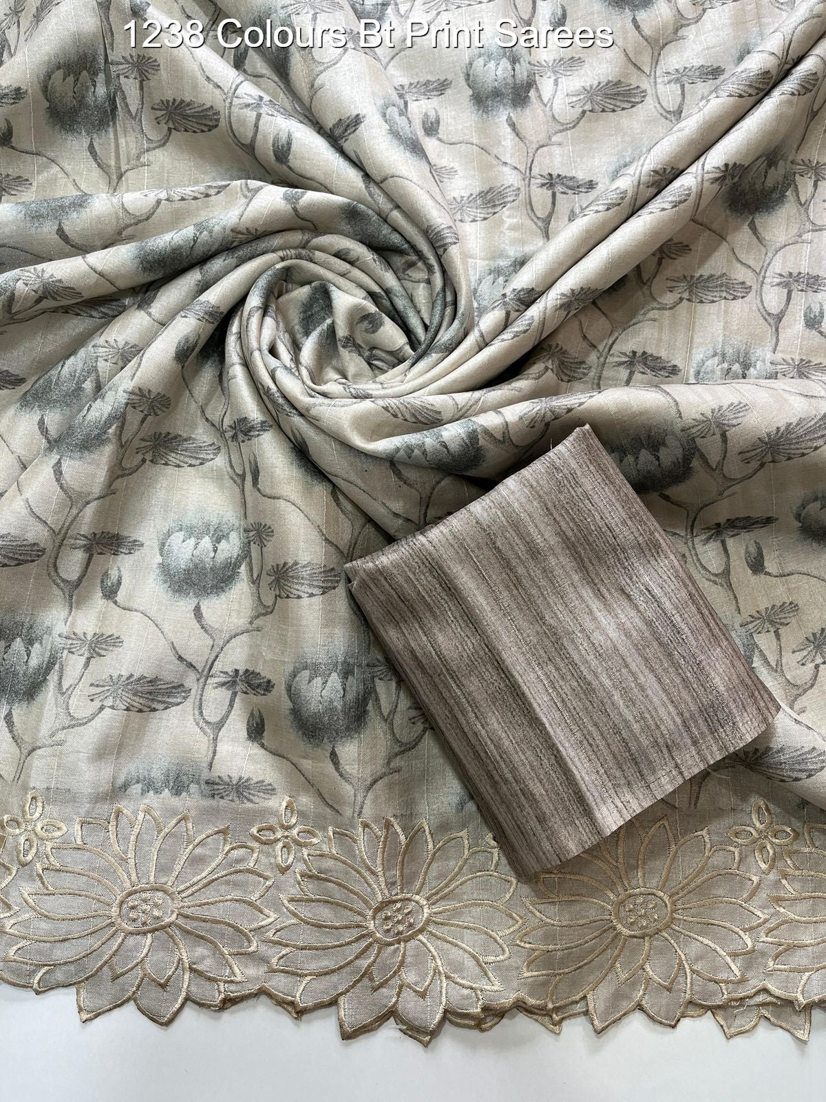 1238 Colours Bt Print Sarees