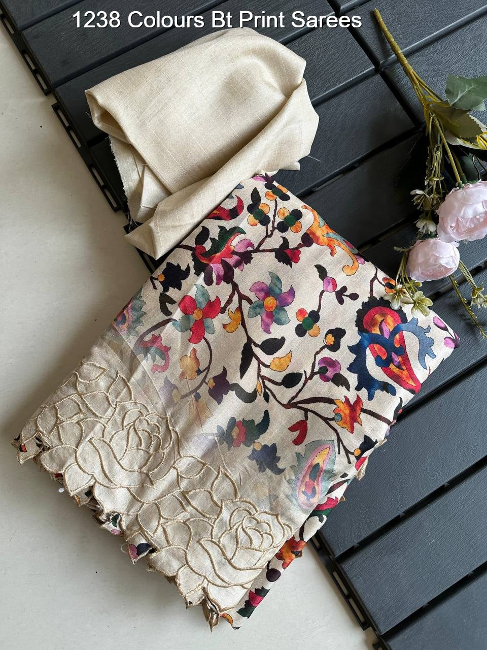 1238 Colours Bt Print Sarees