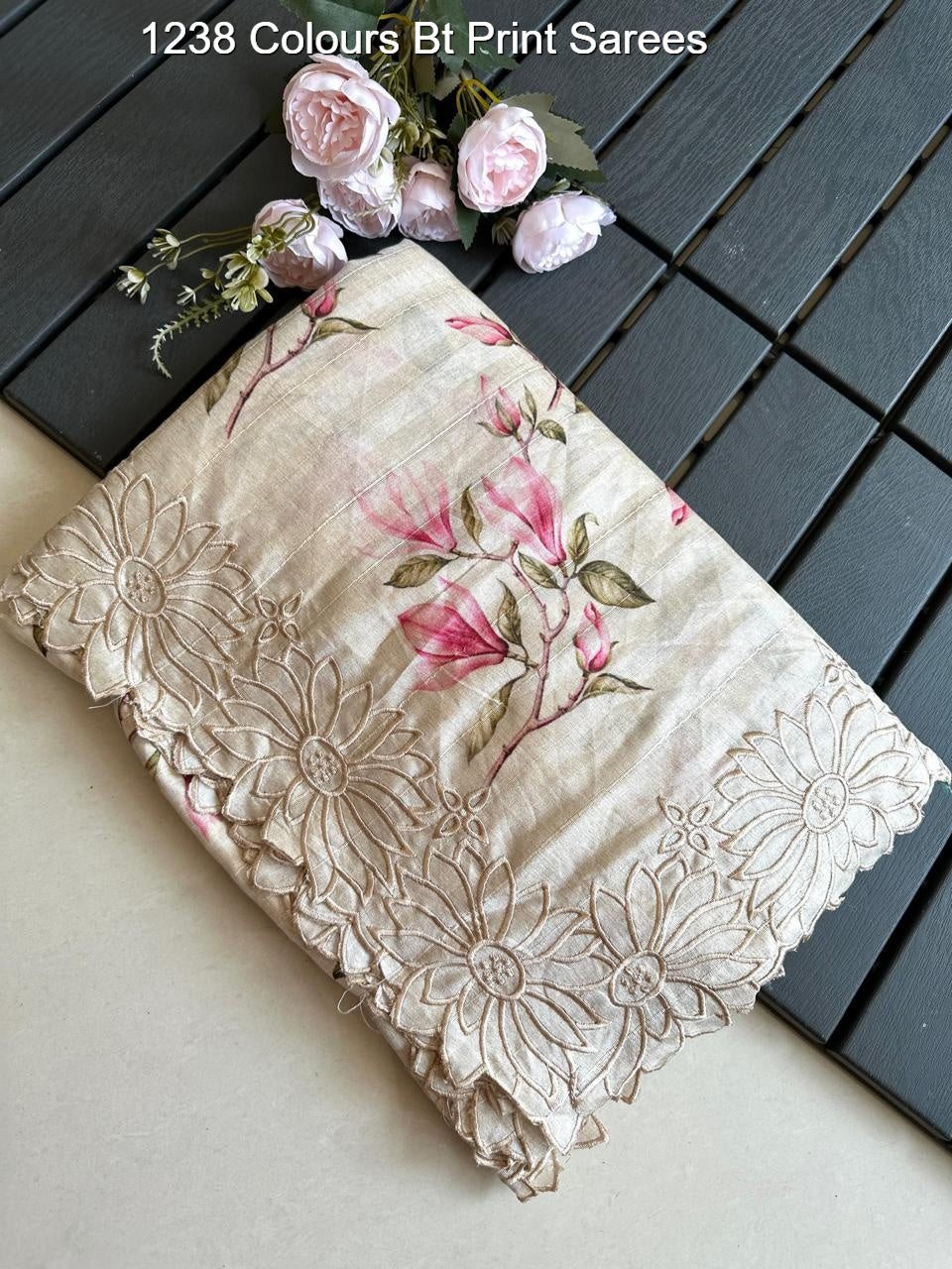 1238 Colours Bt Print Sarees