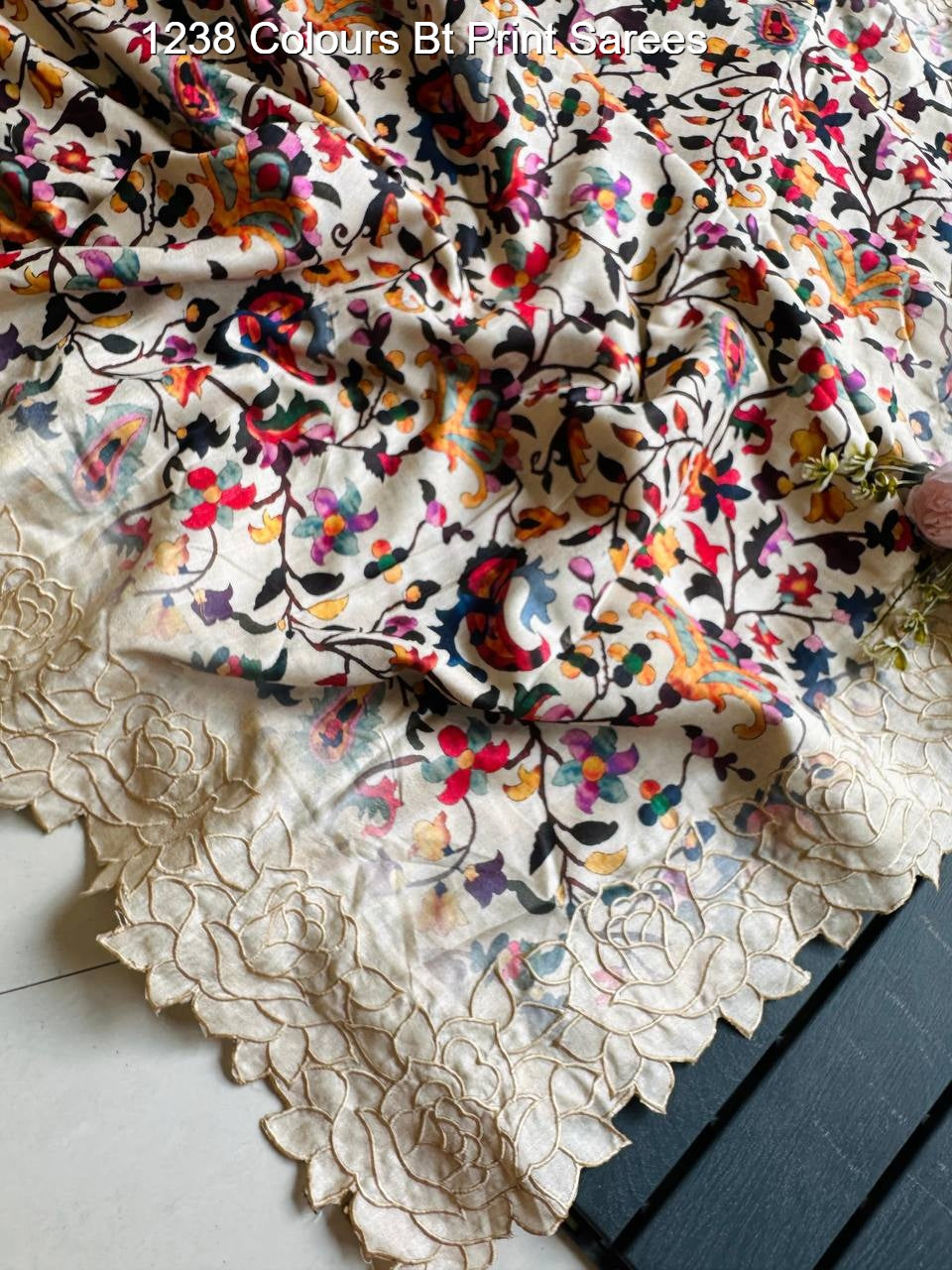 1238 Colours Bt Print Sarees