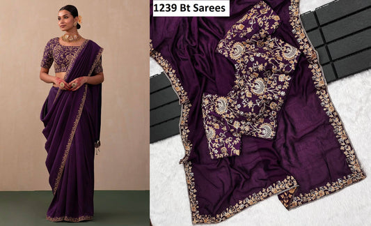 1239 Cut Work Bt Sarees