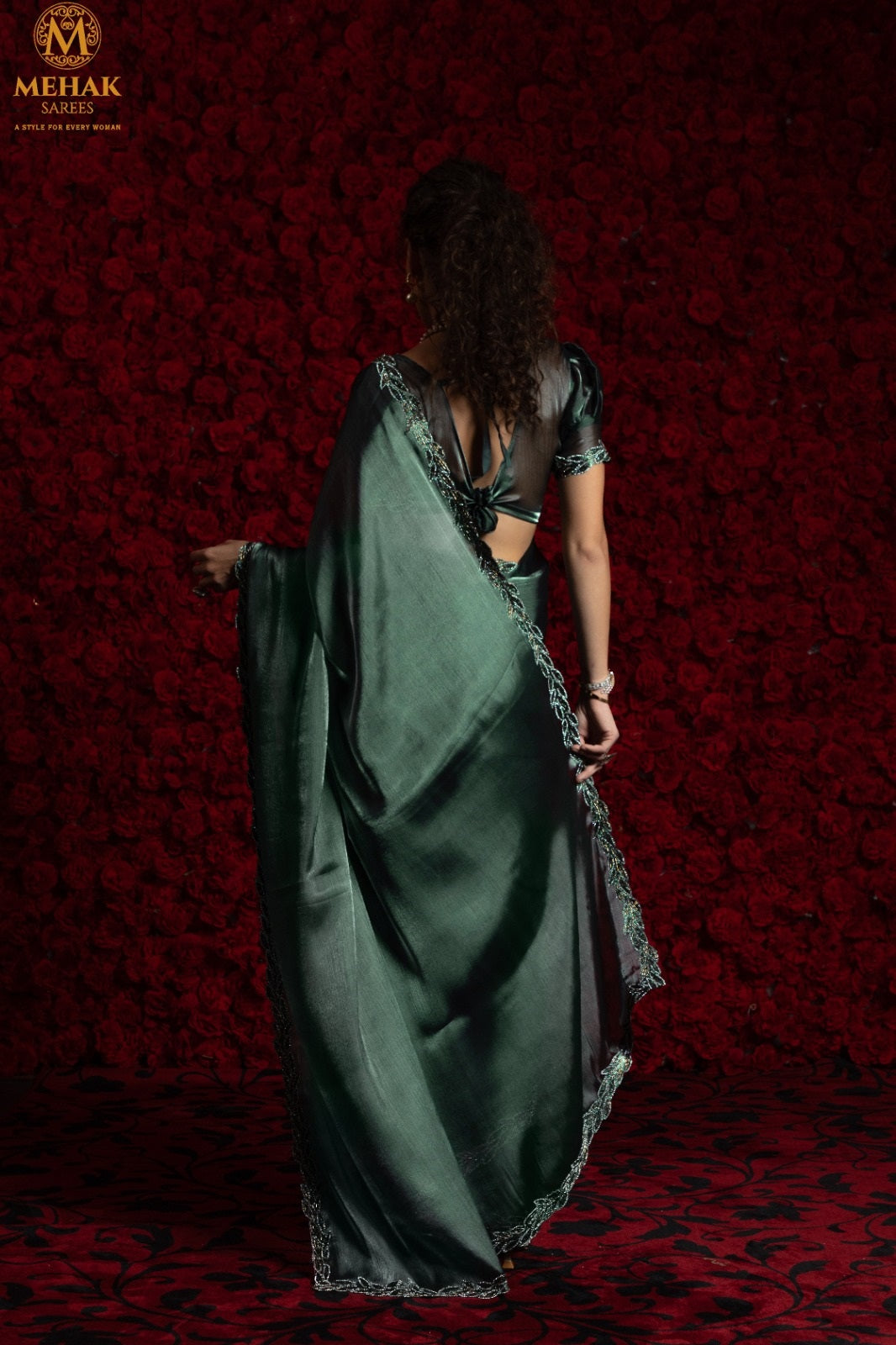 1240-B Mehek Tissue Chiffon Sarees