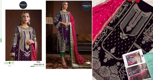 1207-B Mehboob Tex Pakistani Salwar Suits
