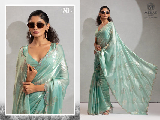 1243A Mehek Satin Silk Sarees