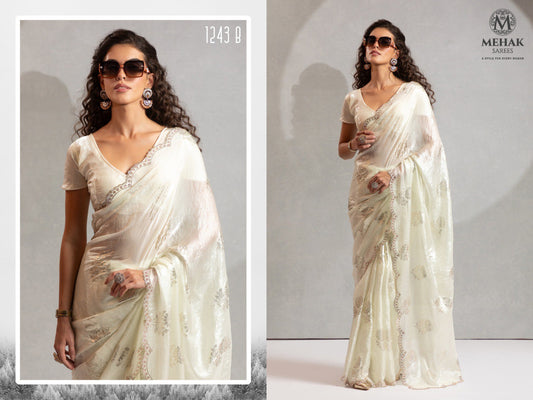 1243B Mehek Satin Silk Sarees