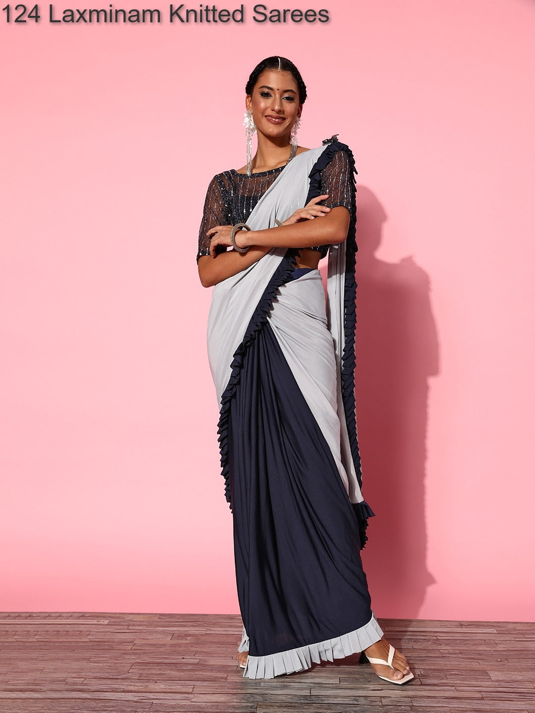 124 Laxminam Knitted Sarees