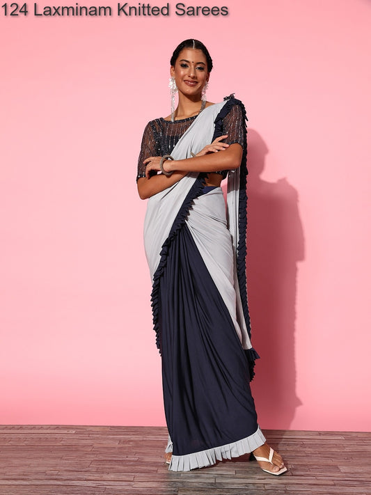 124 Laxminam Knitted Sarees