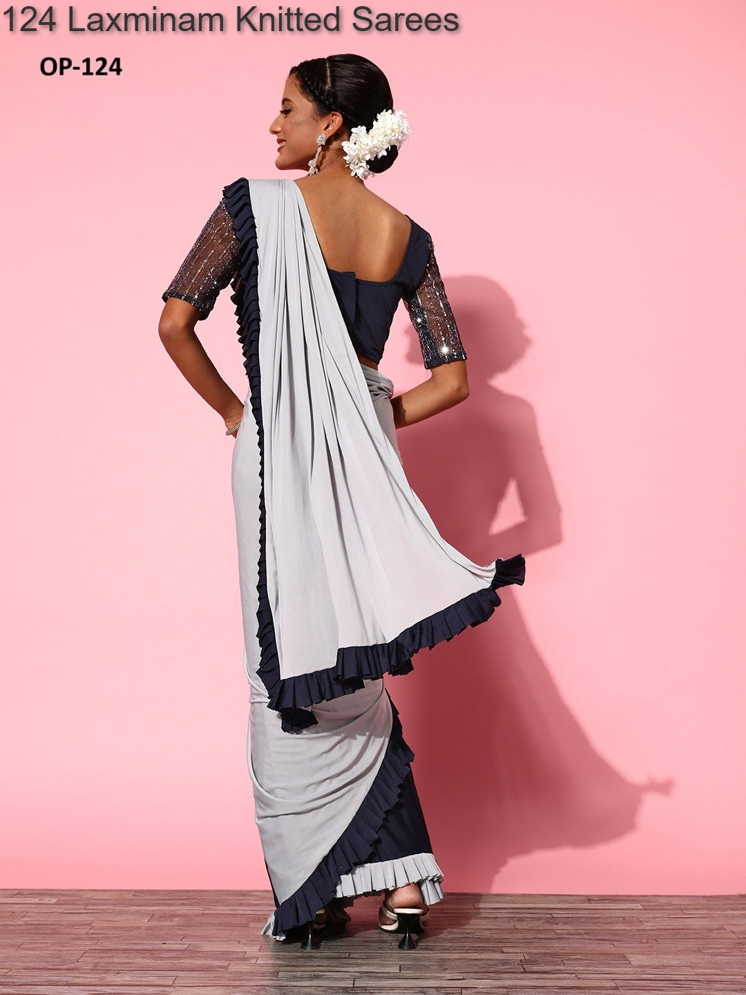 124 Laxminam Knitted Sarees