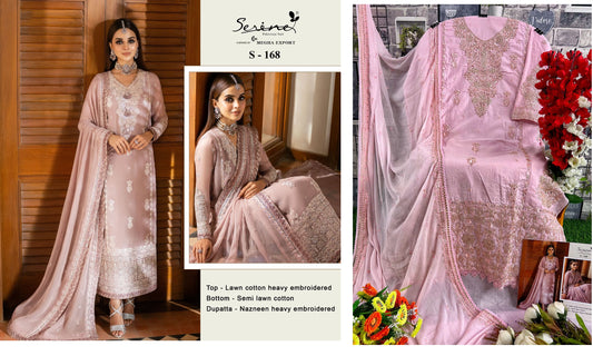 S-168 Serine Pakistani Salwar Suits