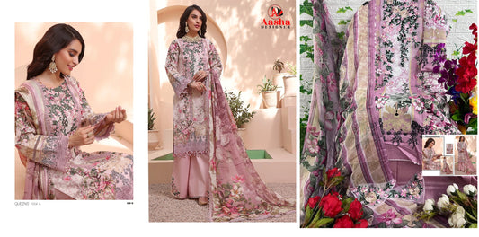 1004-A Aasha Designer Pakistani Salwar Suits
