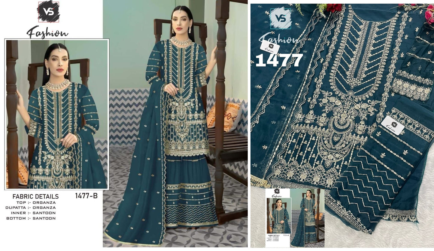 1477B Vs Fashion Pakistani Salwar Suits