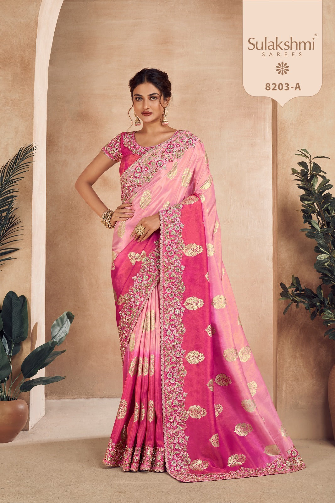 8203A Sulkashmi Sarees