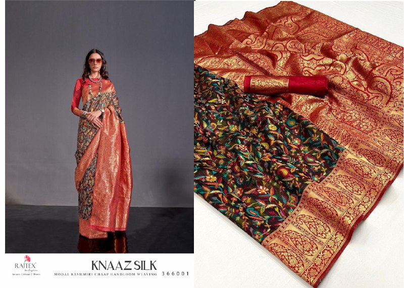 366001 Knaaz Rajtex Sarees