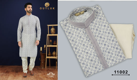 11002 Wedding Collection Vol 11 Outluk Mens Kurta Pyjama