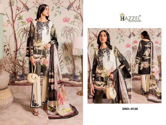 126 Hazzel Printed Pakistani Salwar Suits