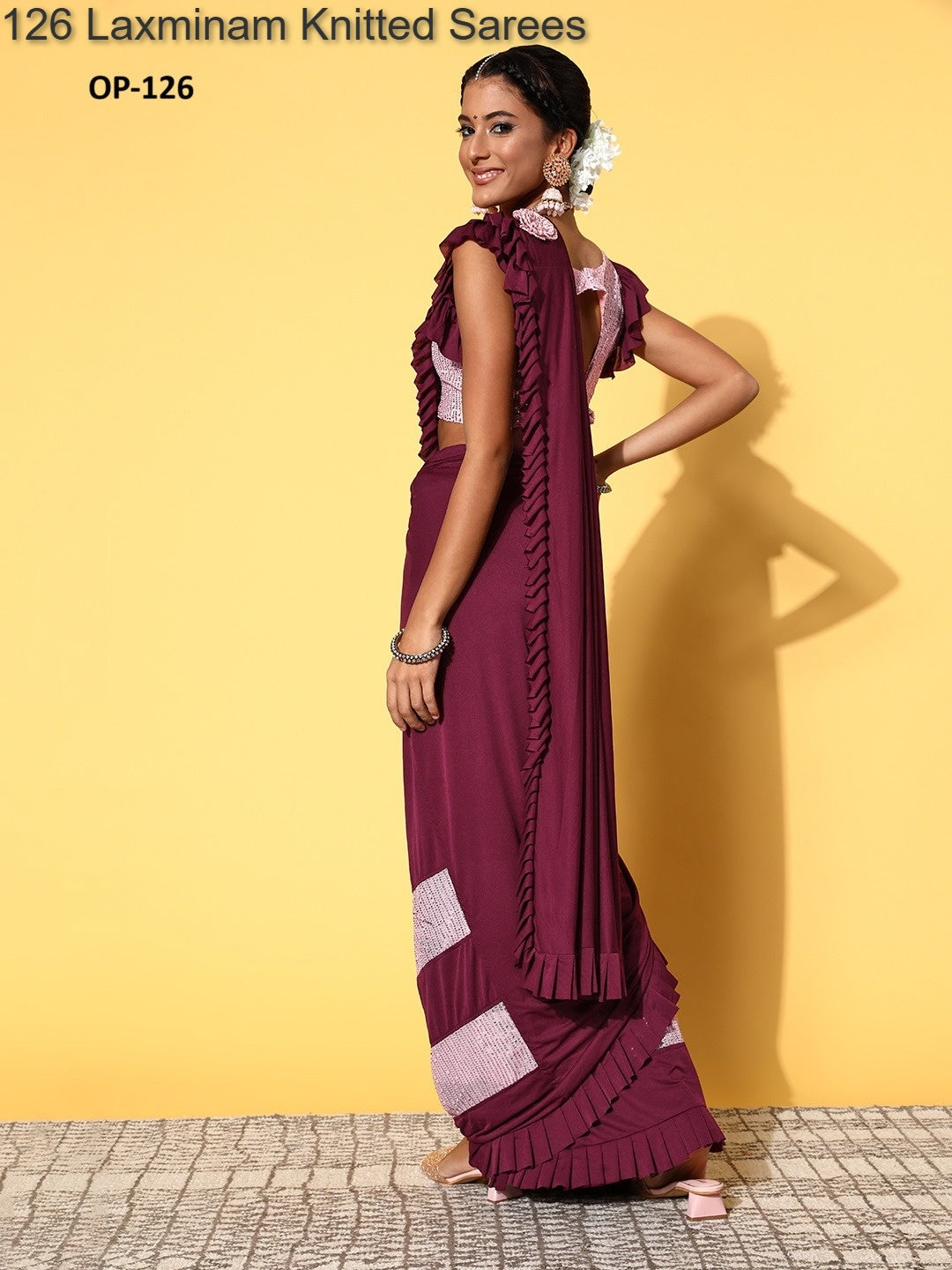 126 Laxminam Knitted Sarees