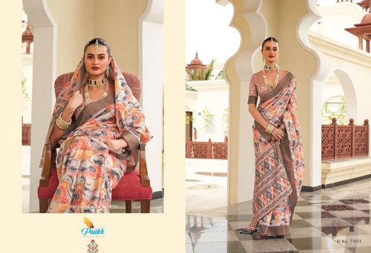 7403 Karvaah Vol 2 Pankh Sarees