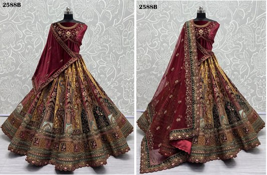 2588B Anjani Art Lehenga Choli