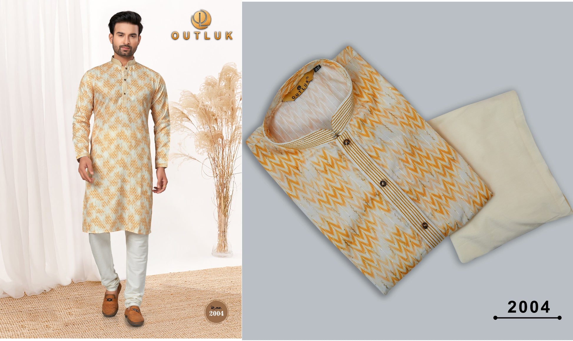 2004 Wedding Collection Vol 2 Outluk Mens Kurta Pyjama