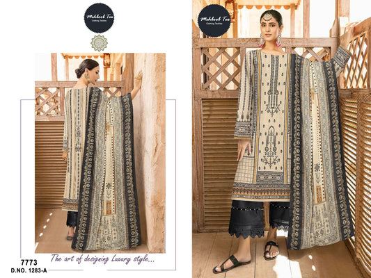 1283-A Mehboob Tex Embroidery Pakistani Salwar Suits
