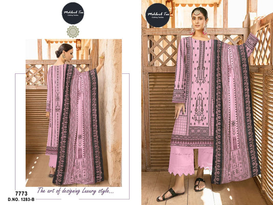 1283-B Mehboob Tex Embroidery Pakistani Salwar Suits