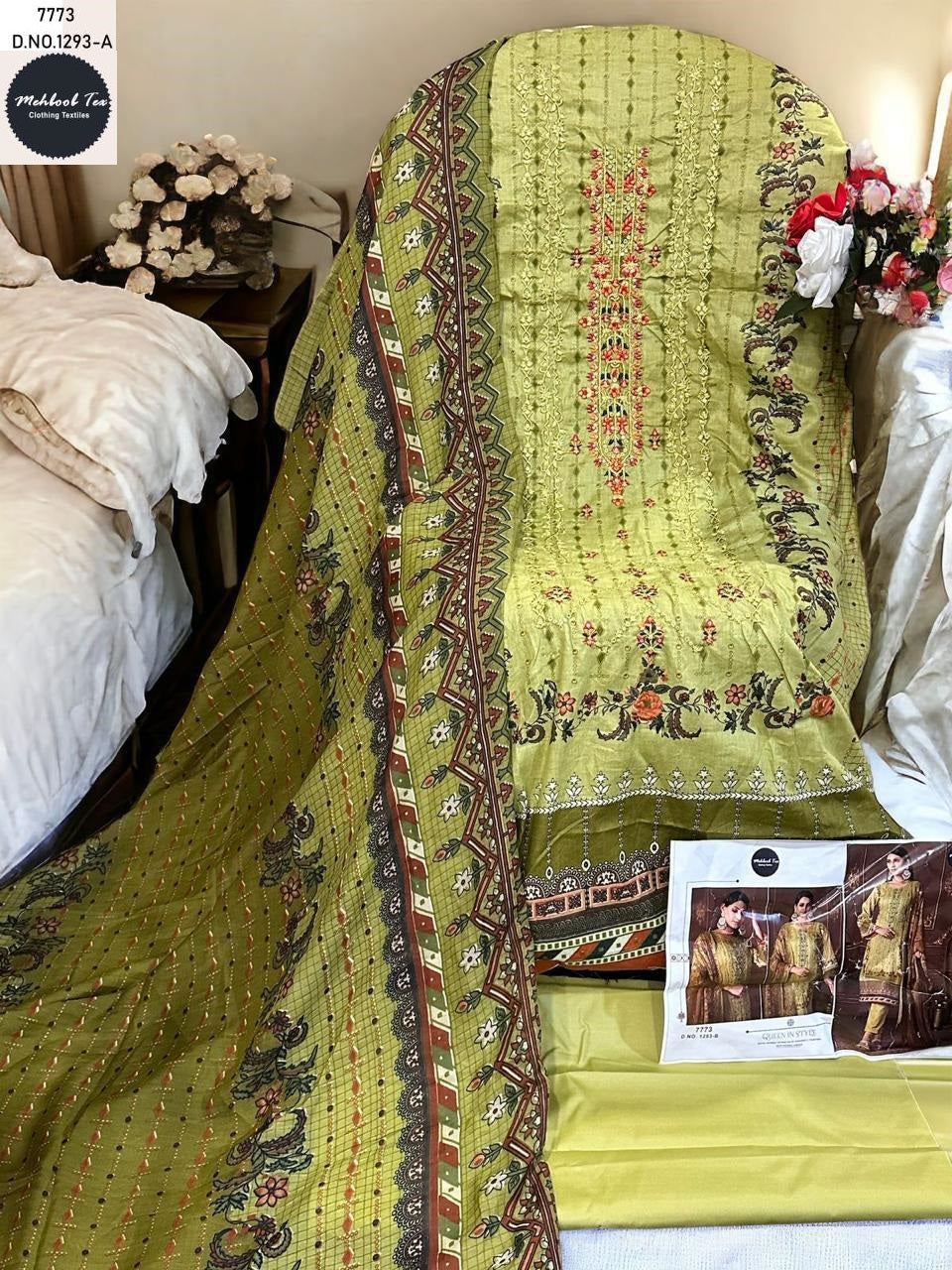 1293A Mehboob Tex Print Pakistani Salwar Suits