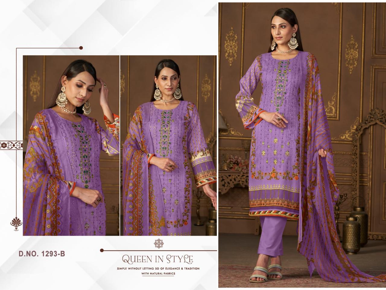 1293B Mehboob Tex Print Pakistani Salwar Suits