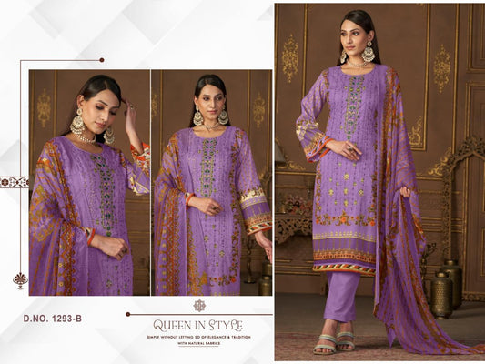 1293B Mehboob Tex Print Pakistani Salwar Suits