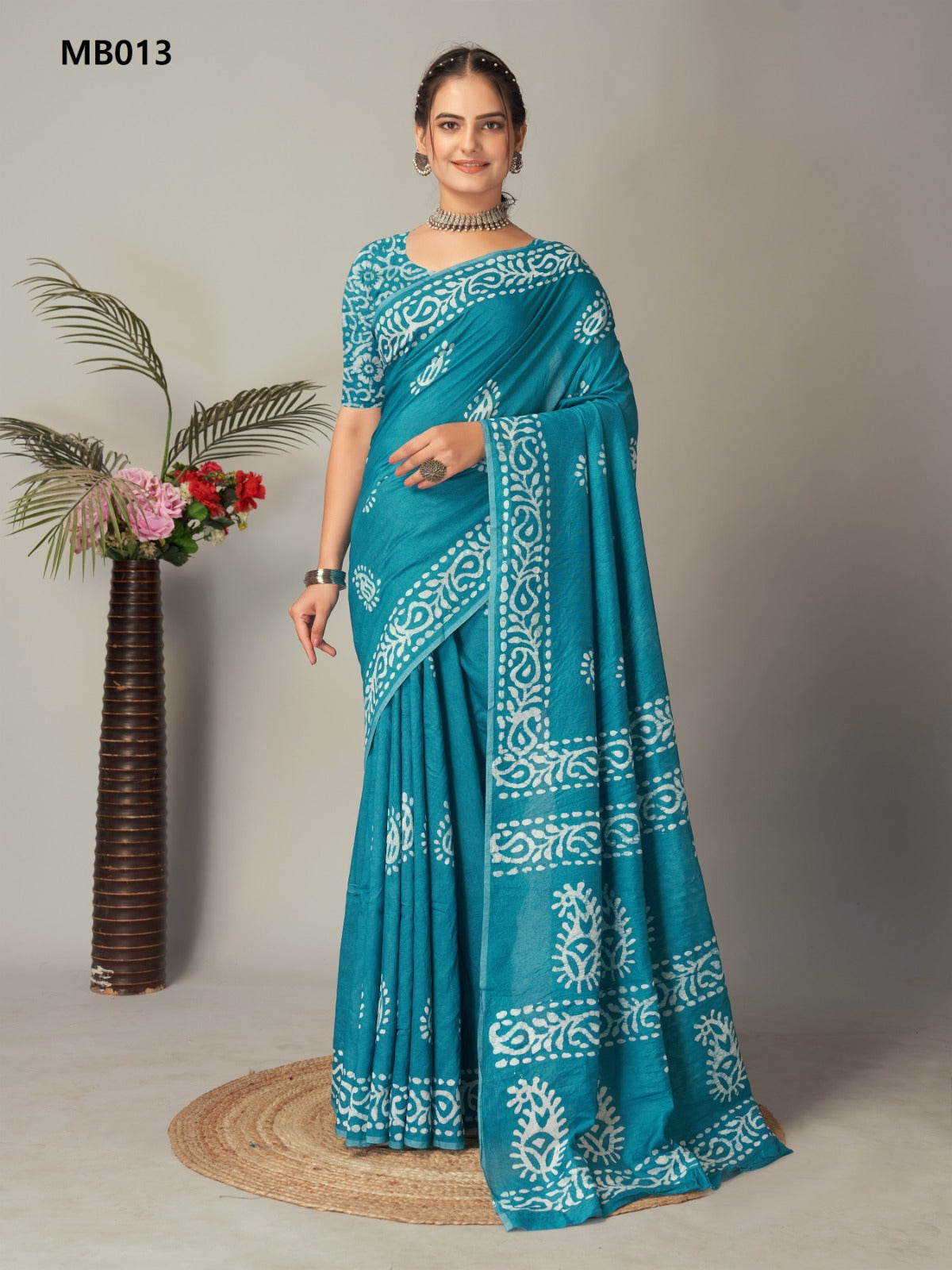 Mb005 To Mb024 Batik Mira Bela Print Sarees