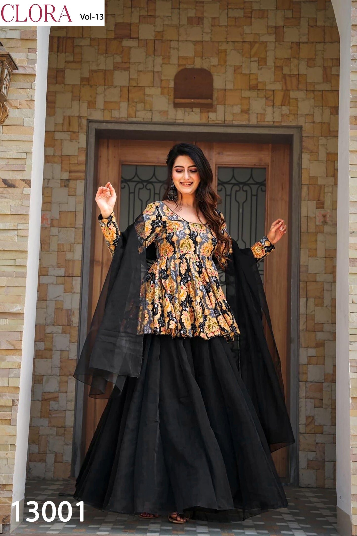 13001 Clora Vol 13 Lucaya Sharara Readymade Suits