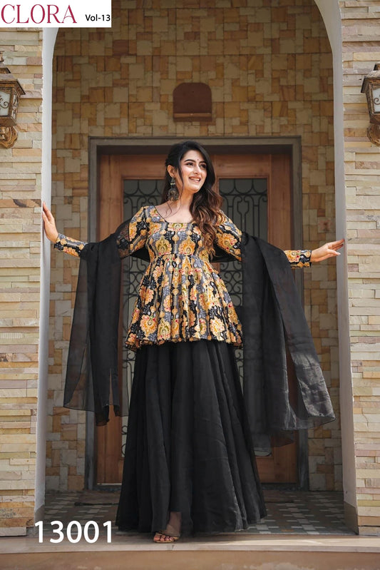 13001 Clora Vol 13 Lucaya Sharara Readymade Suits